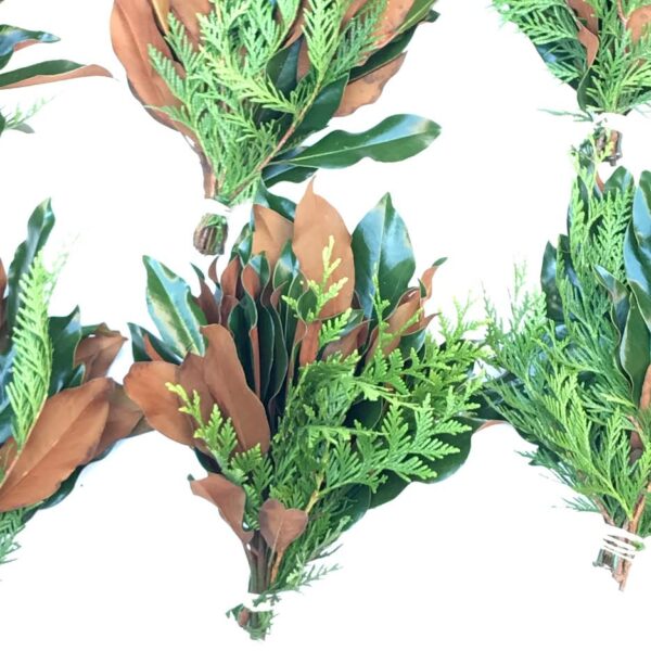 Emerald Lace Mini Bouquets (set of three)