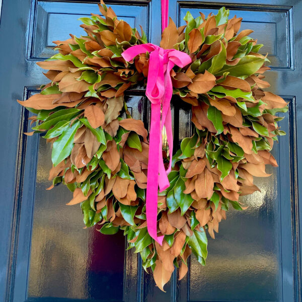 Weston Farms Magnolia Heart Wreath