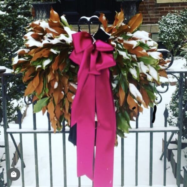 Weston Farms Magnolia Heart Wreath