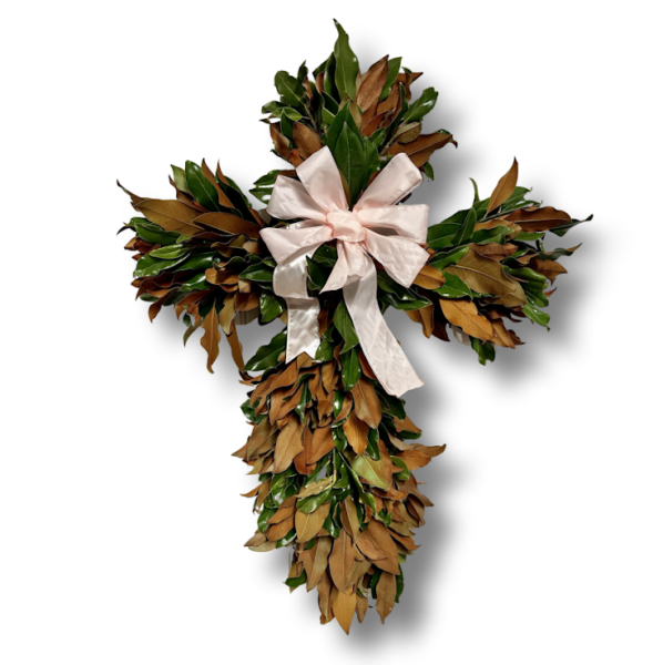 Magnolia Cross Wreath