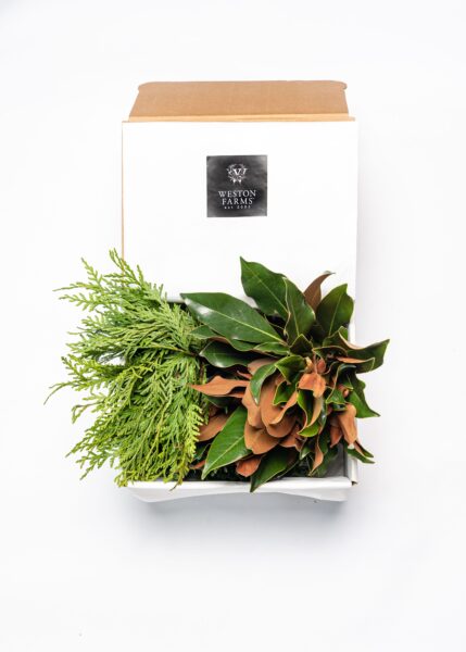 Emerald Lace Greenery Box