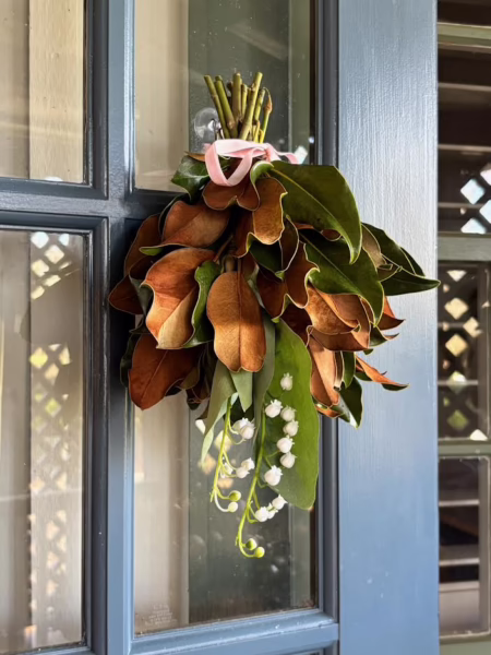 Magnolia and Lily of the Valley Bouquet