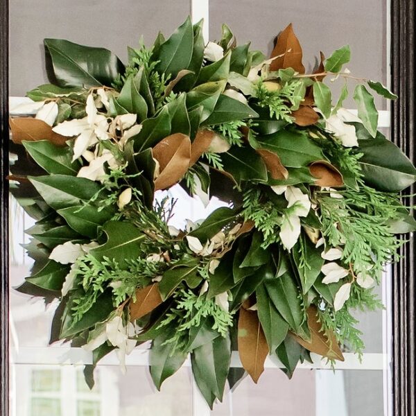Silver Summer Wreath 18"