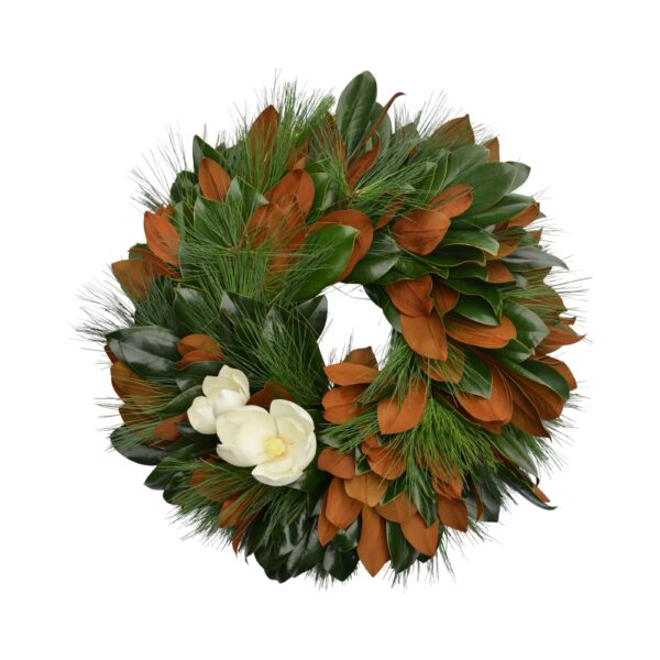The Dove Wreath - One Large & One Small Flower